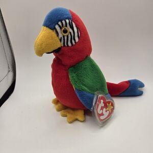 Ty Beanie Baby - JABBER the Parrot (6.5 Inch)  Plush Stuffed Animal